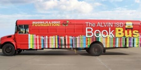 Alvin ISD Book Bus