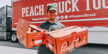 The Peach Truck Tour Is Coming to Pearland!