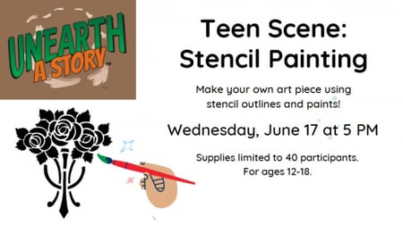 Teen Scene: Stencil Painting