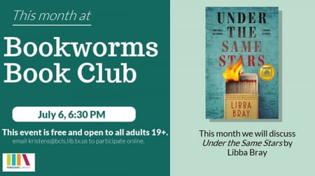 Pearland &ndash; Adult: Bookworms Book Club