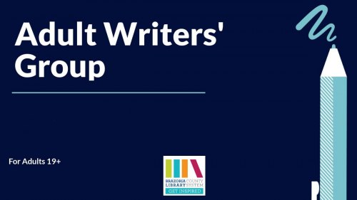 Adult Writer's Group- Pearland Library