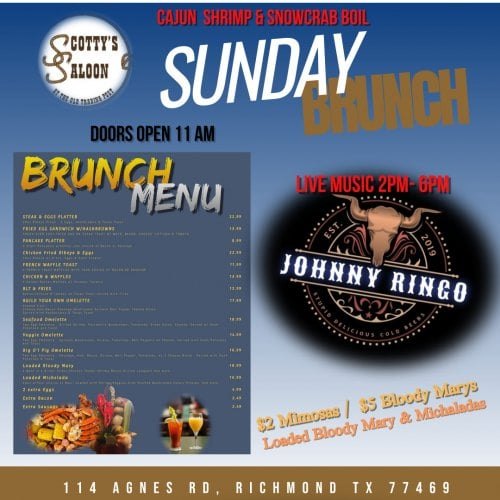 Sunday Brunch with Johnny Ringo at Scotty's