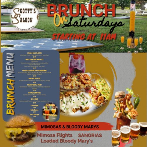 Saturday Brunch at Scotty's Saloon