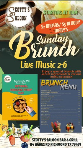Sunday Brunch & National Chicken Strip Day!