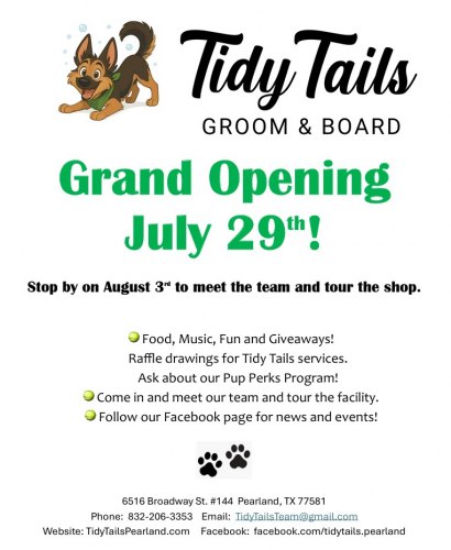 Tidy Tails Groom & Board Meet and Greet