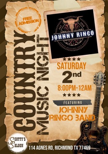 Johnny Ringo Band Live at Scotty's