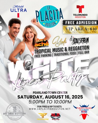 White Linen Party at Pearland Town Center