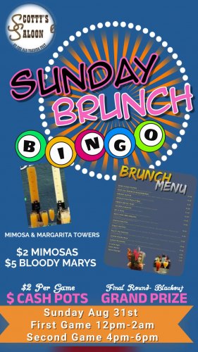 SUNDAY BINGO & BRUNCH & MUSIC