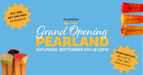 Teaspoon Pearland Grand Opening