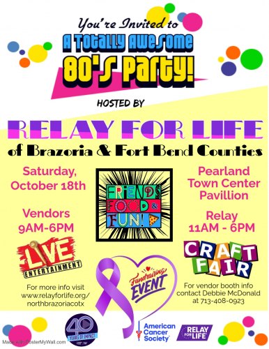 Relay for Life Totally 80's Party