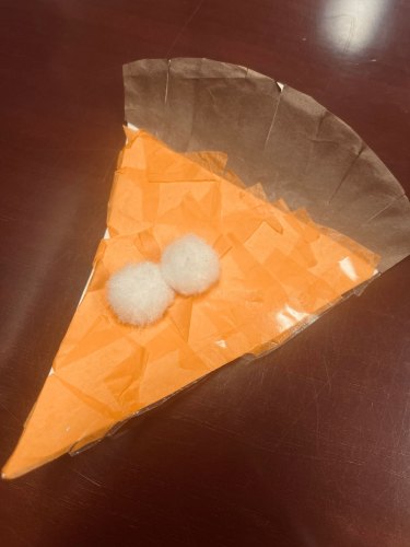 Paper Plate Pumpkin Pie Craft at Pearland Library