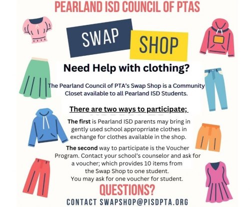Pearland ISD Council SWAP SHOP (Saturday morning Edition)