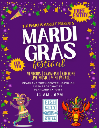 Mardi Gras Festival at Pearland Town Center