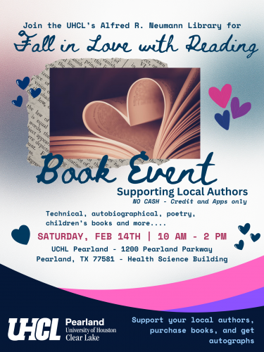 "Fall in Love with Reading" Book Event at UHCL Library