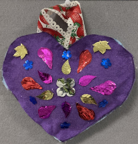Adult Felt Heart Decorations at West Pearland Library