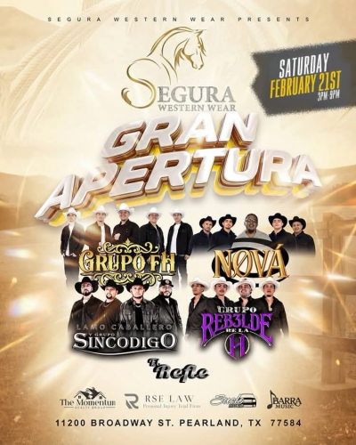 Segura Western Wear Grand Opening Celebration & Ribbon Cutting