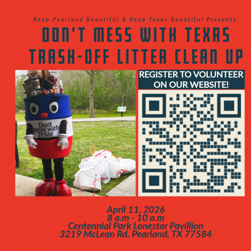 KPB Don&rsquo;t Mess With Texas Trash-Off Litter Clean Up