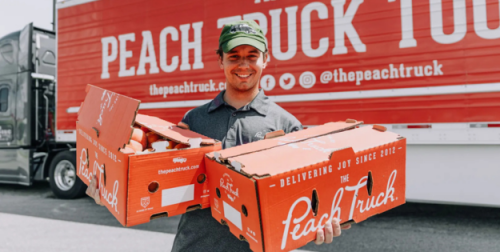 The Peach Truck Tour Is Coming to Pearland!