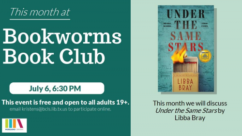Pearland – Adult: Bookworms Book Club