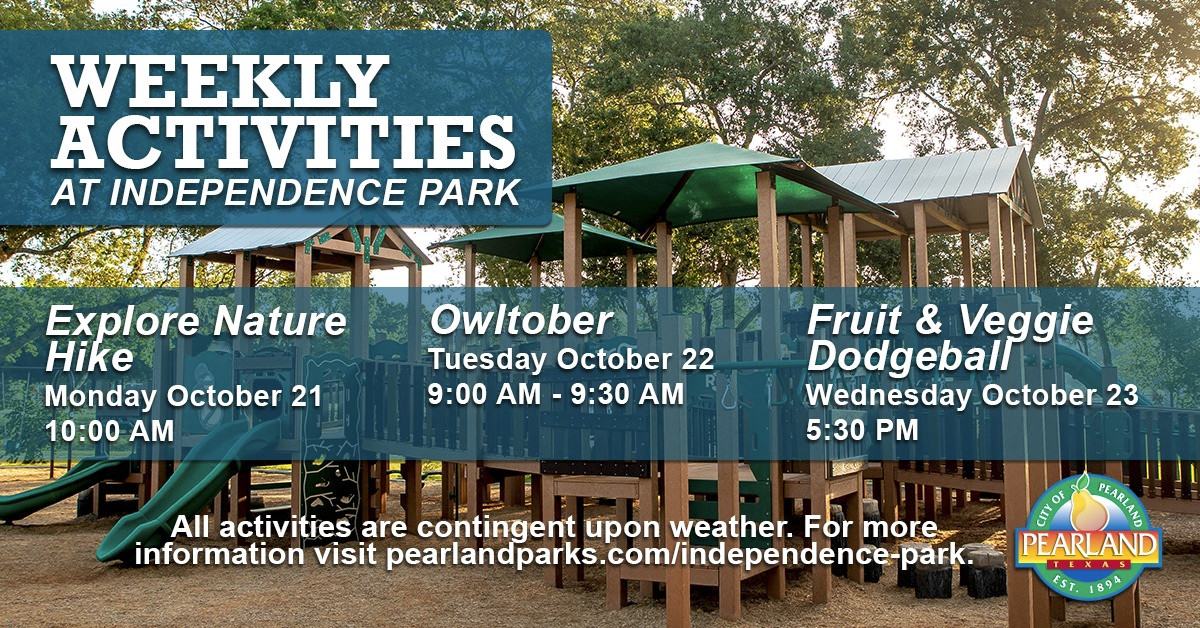 Pearland Parks & Rec Activities