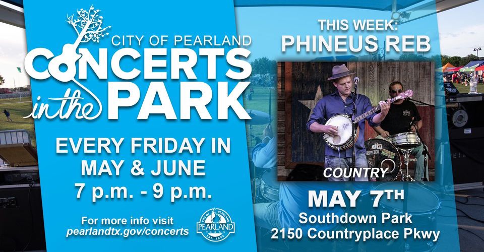 City of Pearland Concerts in the Park starts on Friday, May from