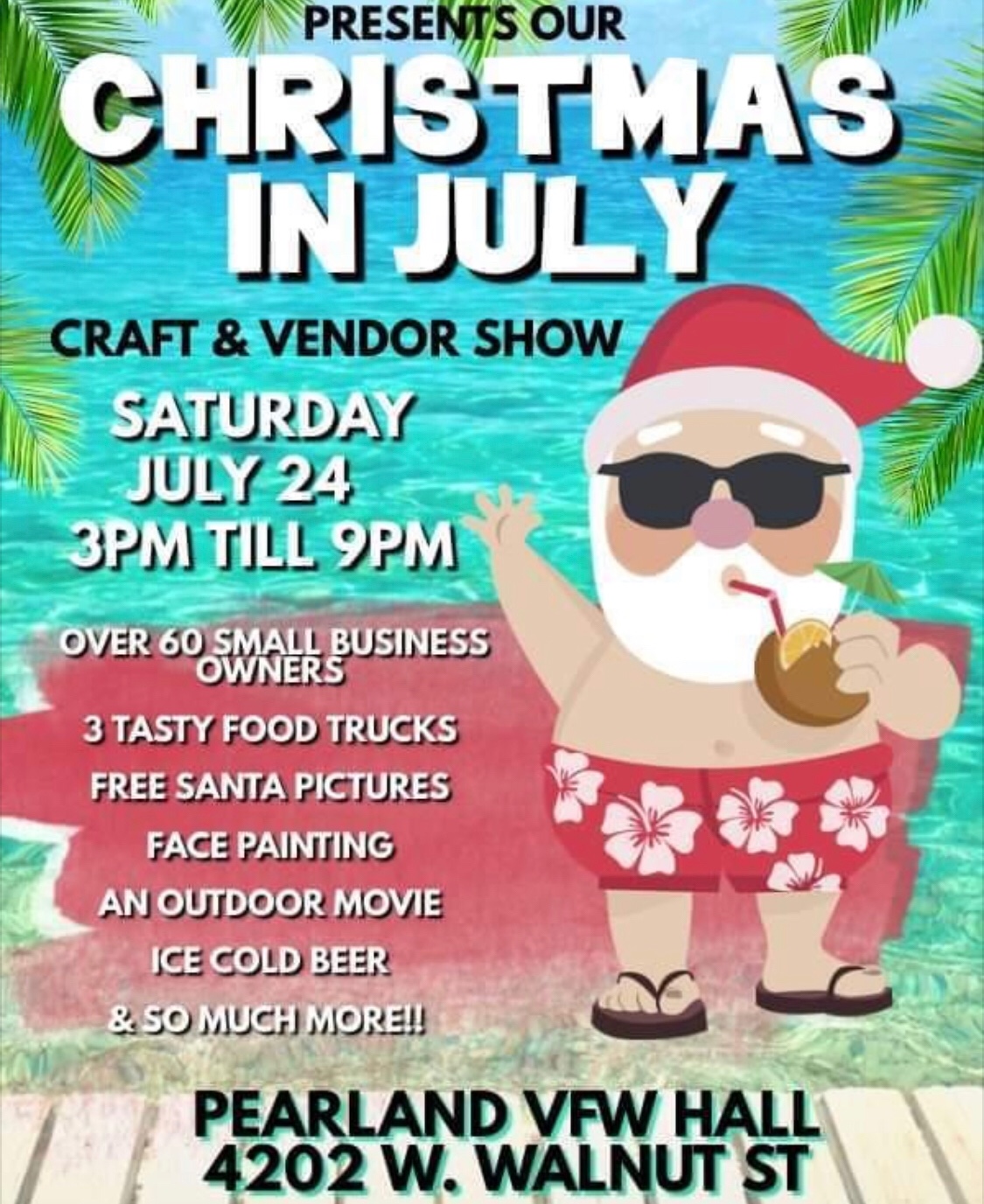 SAVE THE DATE for our Christmas in July event!!
