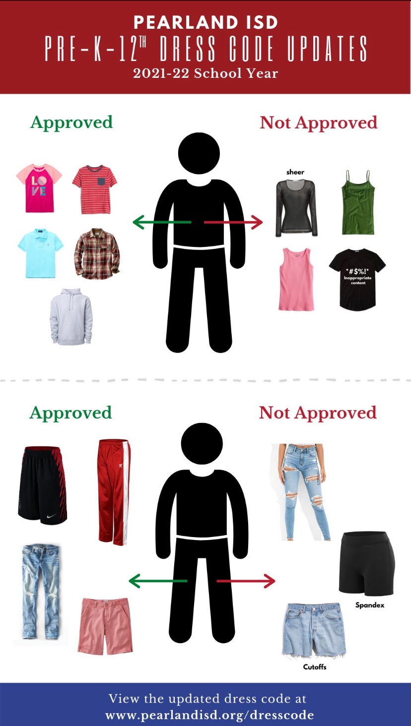 Pearland ISD releases updated dress code for the 2021-22 school Pearland ISD releases updated dress code for the 2021-22 school