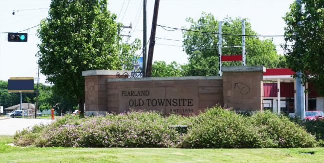 Pearland Old Townsite Sign